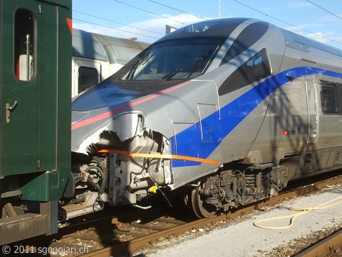 Incidente ETR 610.011 a Trier (Germania), elemento di testa